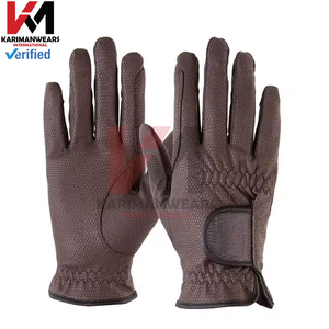 Guantes de equitación con correa de muñeca ajustable, ajuste elástico y agarre fuerte en la palma - Product Image 2