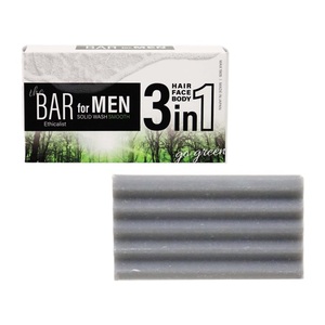 BAR for MEN 3 en 1, Jabón Sólido, Champú, Jabón Corporal, Jabón Facial, Suave con la Piel, Ecológico - Product Image 2