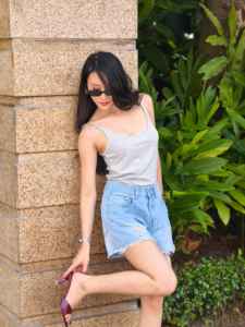 Shorts en jean SableX écologiques à séchage rapide et respirants - Style streetwear vintage, taille mi-haute, coupe régulière, Spandex/Coton, Tailles XS-X - Product Image 2