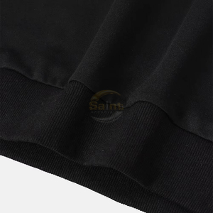 <b>Black</b> <b>Crew</b> <b>Neck</b> Men's Long Sleeve Knitted Pullover <b>Sweatshirt</b> 100% Cotton Fleece Eco-Friendly Chevron Casual Top - Product Image 5