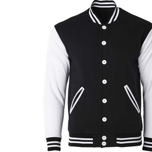 Chaqueta Bomber Varsity Corta Personalizada con Logo para Mujer, Temporada Otoño-Invierno, con Botones, Estilo Béisbol, Impermeable y Transpirable - Product Image 6