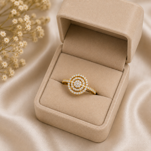 Anillos de Moda Personalizados de Oro de 14K con Diamantes Naturales, Joyería Fina de Lujo, Estilo Hip Hop, para Boda, Compromiso, Aniversario, para Niños - Product Image 4