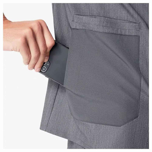 Custom Made Medical <b>Scrubs</b> <b>Set</b> for Men Woven Fabric Spandex Plus Size 3XL OEM Hospital Uniforms for Doctors Nurses - Product Image 3