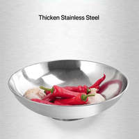 Mesin Pencacah dan Pencampur Daging, Wadah 5.5L & Pencacah Daging Buffalo - Pengolah Makanan Stainless Steel Tugas Berat, 176 lbs/jam