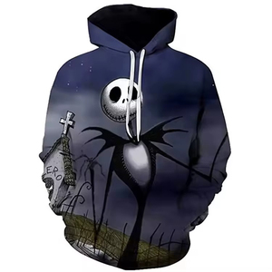 Sweat à capuche unisexe en polaire premium, imprimé par transfert thermique, pour l'hiver, style décontracté - Product Image 3