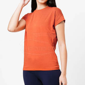 Camisetas de mujer ligeras de tela suave Camisetas de mujer de calidad Camisetas de mujer con logotipo personalizado Camisetas de mujer - Product Image 1