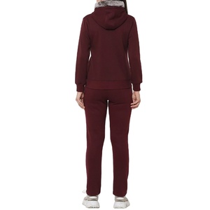 Nouveauté, survêtement de sport, costume de jogging pour femmes, ensemble de vêtements 2 pièces en polaire épaisse sur mesure pour femmes, ensemble de survêtement 2026 - Product Image 4