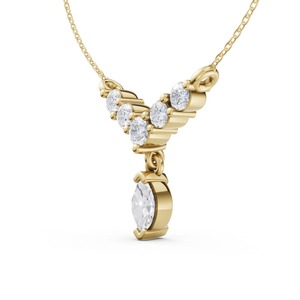 Collar con Colgante de Diamantes, Diseño Elegante y de Lujo para Mujer, Ideal para Bodas, Aniversarios y Cumpleaños, Proveedor al por Mayor - Product Image 5