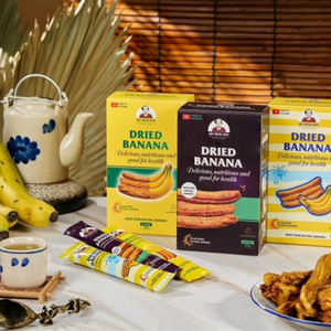 Natural Whole Dried Banana No Added Sugar - Soft & <b>Chewy</b> Dried Banana Premium Vietnam Dried Fruit Snack - Product Image 1