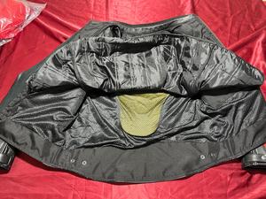 Veste de moto en cuir de vachette véritable de qualité supérieure, homologuée CE, respirante, unisexe, manches longues, pour le tourisme hivernal, protection intégrale - Product Image 4