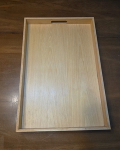 Plateau de service en bois d'acacia, ensemble cadeau, plateau décoratif pour le petit-déjeuner, le brunch, le dîner, la table basse, la fête, la cuisine - Product Image 1