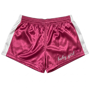 Customized Australian Footy Shorts Pockets <b>Drawstring</b> Closure Skinny Fit 100% Polyester Breathable Quick Dry Women's - Product Image 2