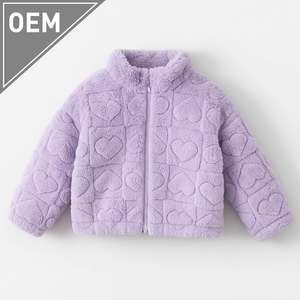 Factory Direct Sale New Design Winter Long Girl's Cuddly Plush <b>Fluffy</b> High Pile Fleece Stand Collar 100% Polyester Coat Zipper - Product Image 6