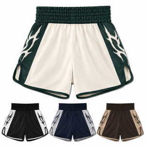 Customised New Trendy Vintage Style Mesh Sport Shorts High Wasted Design Summer Fashion Outfit Comfort Casual Wear - Product Image 1
