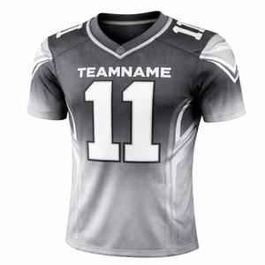 Nouveau modèle 2026 Maillot de football américain personnalisable Impression en gros Respirant 100% Polyester Maille Kits d'équipe d'été Service OEM - Product Image 2