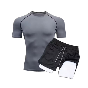 2026 New Arrival Compression Sports Fitness Wear Training Suit Wrestling Rashguard <b>Shorts</b> Quick Dry 100% <b>Polyester</b> Available All - Product Image 1