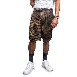 Shorts de basketball bleus pour hommes, unis, écologiques, séchage rapide, respirants, pour entraînement sportif, gym, course à pied, taille élastique, athlétiques, personnalisables - Product Image 4
