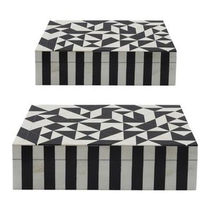 Resin Inlay Jewelry Box MDF Storage Box Modern Nordic Eco-friendly Multi-functional Living Room Decorative High-quality Very <b>Low</b> - Product Image 6