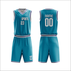 Uniforme de Baloncesto Unisex, Ropa Deportiva 100% Poliéster, Manga Corta, Transpirable, Ligero, Personalizado, Alta Calidad, MOQ Bajo - Product Image 5