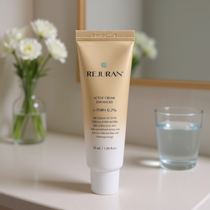 Crème Visage Active REJURAN Enhanced 50ml – Lotion Réparatrice Barrière Cutanée au C-PDRN, Céramides, Peptides et Acide Hyaluronique – Hydratant Profond en Tube - Product Image 3