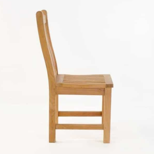Silla de Comedor con Brazos, Estructura de Madera de Teca Sólida, Material Resistente para Decoración del Hogar y Muebles de Jardín - Product Image 5