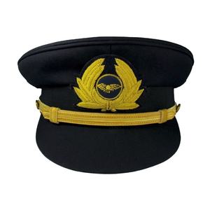 Gorras Clásicas Pilot Peak al por Mayor para Pilotos del Golfo de Oriente Medio, Gorras de Capitán de Alta Calidad con Logotipo Personalizado - Product Image 4