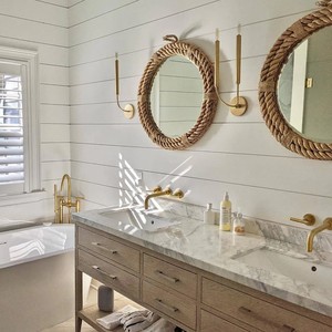 Miroir mural en corde marine, style bohème nautique, pour la décoration intérieure, miroir décoratif rond suspendu, fabriqué au Vietnam - Product Image 4