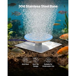 8 Aérateurs d'étang extérieurs en silicone durables avec base lestée pour l'aquaculture - Product Image 4