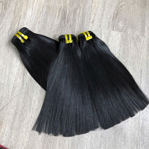 Vente en gros d'extensions de cheveux vierges crus vietnamiens 100% Super Double os droit rose tache de naissance tissage cheveux - Product Image 4