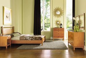 Wholesale Solid Wood <b>Platform</b> <b>Bed</b> <b>Frame</b> with Slatted Base Modern Transitional Wooden Double <b>Bed</b> - Product Image 4