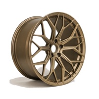 Jantes forgées en aluminium 6061-T6 bronze mat, design Y Mesh à 10 branches, 20-22 pouces, 5x112/114.3/120, pour Audi RS et M Performance