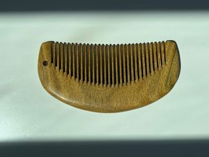 Peine de madera rectangular hecho a mano, pulido, con temática de amor, decoración de San Valentín para estantería, artesanía de mesa - Product Image 1