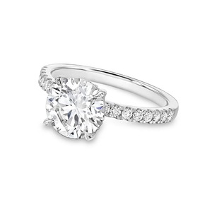2 CT Lab Grown <b>Emerald</b> Cut Pave Moissanite 925 <b>Silver</b> Rhodium Plated Engagement <b>Ring</b> for Gift & Party Occasions - Product Image 1