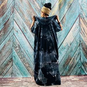 Dernier design, taille unique, kimono bandeau avec ceinture, coupe haute, en tissu rayonne, motif tie-dye fait main, robe pour femme - Product Image 2