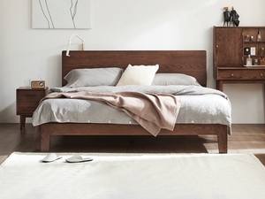 Muebles Minimalistas Hechos a Medida, Soporte OEM y ODM, Camas Modernas de Madera Sólida, Color Personalizado, Duraderas, Fabricadas en Vietnam - Product Image 2