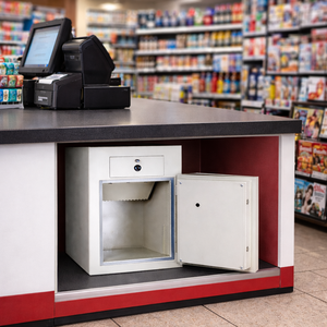 Caja de seguridad ignífuga Challenger tamaño 4 para área de pago de alto tráfico - Product Image 1