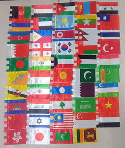 ธงตั้งโต๊ะแบบกำหนดเอง พิมพ์ลายด้วยความร้อน วัสดุพลาสติก พิมพ์แบบ Dye Sublimation ขนาดมาตรฐาน 2.5x3.5 ซม. สีสันสดใส - Product Image 6