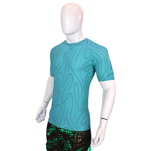 Rashguard de Entrenamiento de Jiu Jitsu Brasileño de Manga Corta Personalizado con Tela Ligera y Transpirable, Ajuste de Compresión Flexible - Product Image 2