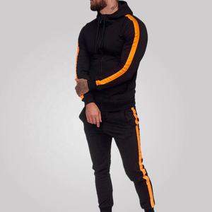 男士套装冬季连帽裤2件套2021跑步连帽衫男士品牌运动衫运动慢跑裤套装男 - Product Image 6