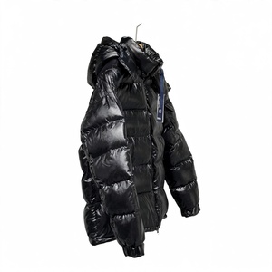 Blouson d'hiver unisexe à motif lettres, à capuche, fermeture éclair, imperméable, écologique, coupe-vent, décontracté, longueur standard - Product Image 6