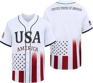 Maillot de baseball personnalisé uni à manches courtes, col en V, pull unisexe pour adulte, uniforme de softball 100 % polyester 240g sublimé - Product Image 1