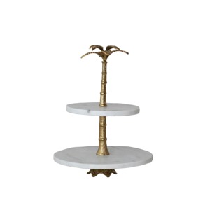 Support à gâteau rond en acier inoxydable avec base décorative pour une présentation élégante - Product Image 4