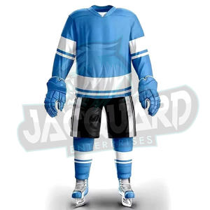Tenues de hockey sur glace personnalisées de qualité supérieure, ensembles de vêtements de sport pour équipes, séchage rapide, uniformes de hockey sur glace bon marché, uniformes de hockey sur glace fabriqués au Pakistan - Product Image 6
