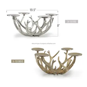 Bougeoir de cheminée de table de mariage artisanal en métal durable pour la décoration intérieure et extérieure au meilleur prix - Product Image 4