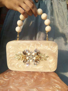 Precioso Bolso de Mano de Resina para Mujer con Diseño Elegante, de Alta Calidad y Lujo, Perfecto para Reuniones y Eventos Formales - Product Image 3