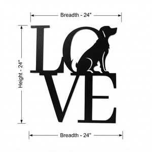 Dashing for Dog Metal <b>Wall</b> Art Black Minimalist Home Decoration Handmade Powder Coated Modern Design Small Circular - Product Image 6