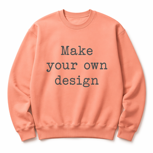 Crea Tu Propio Diseño, Sudadera con Cuello Redondo Coral, Unisex, Corte Regular, Estampado con Letras, Ropa Casual de Otoño - Product Image 1
