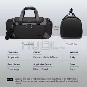 Unique Style Custom Made Travel Duffle Bag Solid Color Travel Duffle Bag Pakistan Manufacture Travel Duffle Bag - Product Image 6