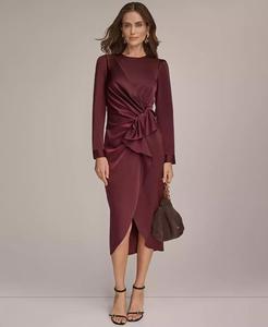 Abito Midi increspato da Donna | Donna Karan New York - Product Image 1