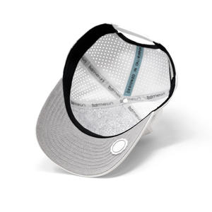 หมวกกอล์ฟกันน้ำพร้อมโลโก้สั่งทำ หมวกแก๊ป 5 แฉกคุณภาพสูง หมวกแก๊ปแบบมีรูระบายอากาศ หมวกแก๊ปลายพรางพร้อมแผ่น PVC - Product Image 4